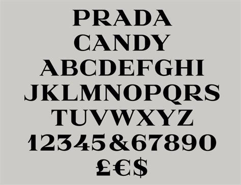 typo prada|prada candy font download.